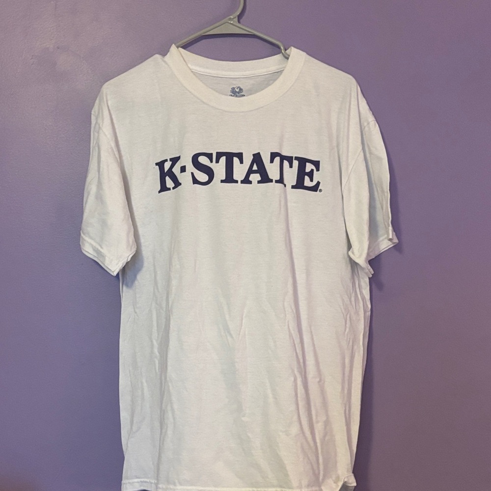 Fruit of the Loom White K-State Short Sleeve Tee